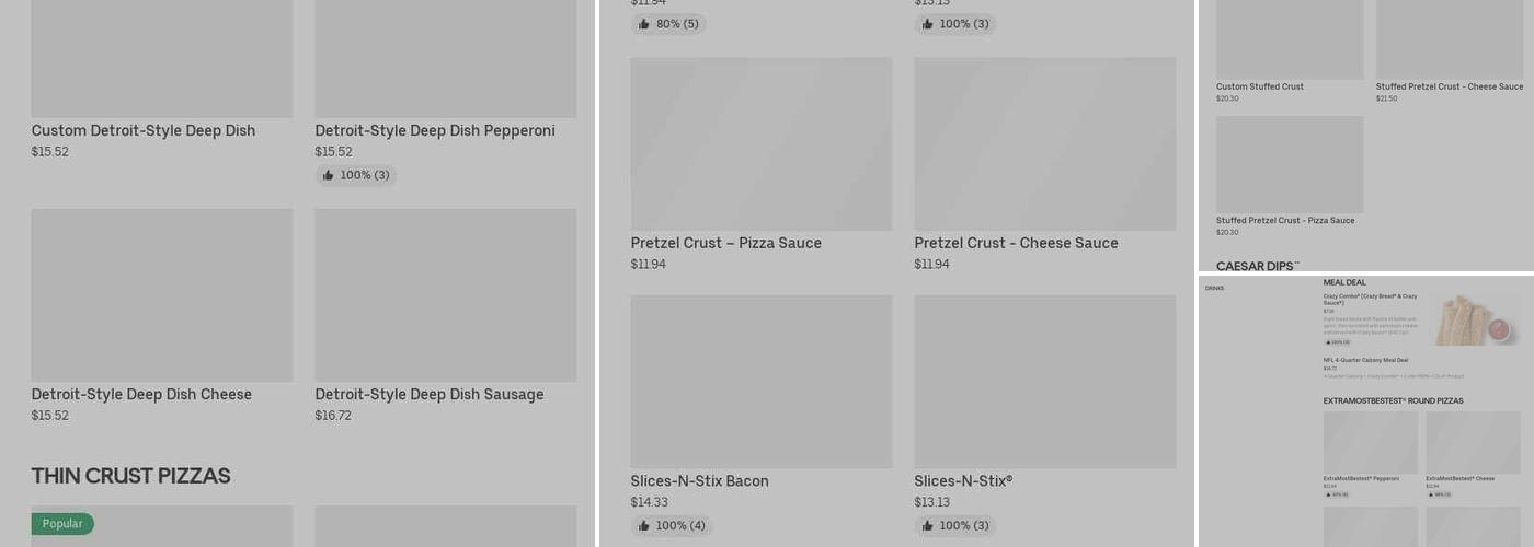 Little Caesars Pizza Menu