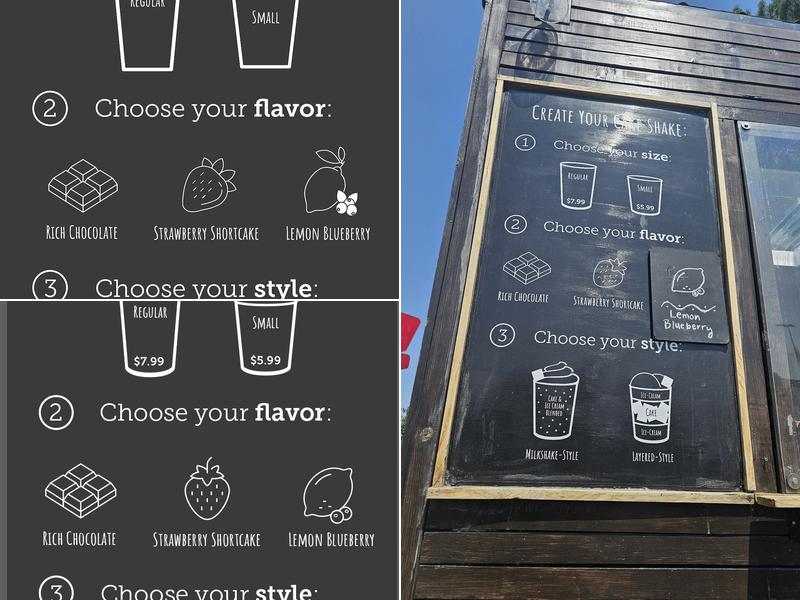 Shake That Cake — Premium Cake-Shakes Menu