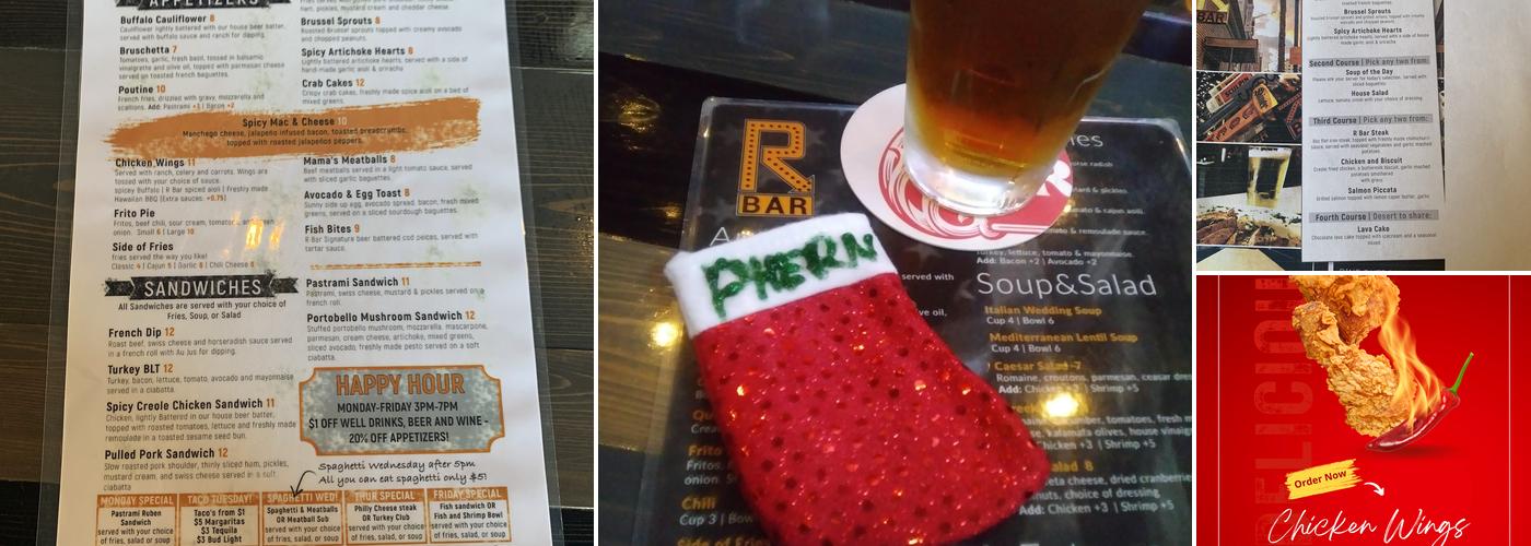 R Bar Menu