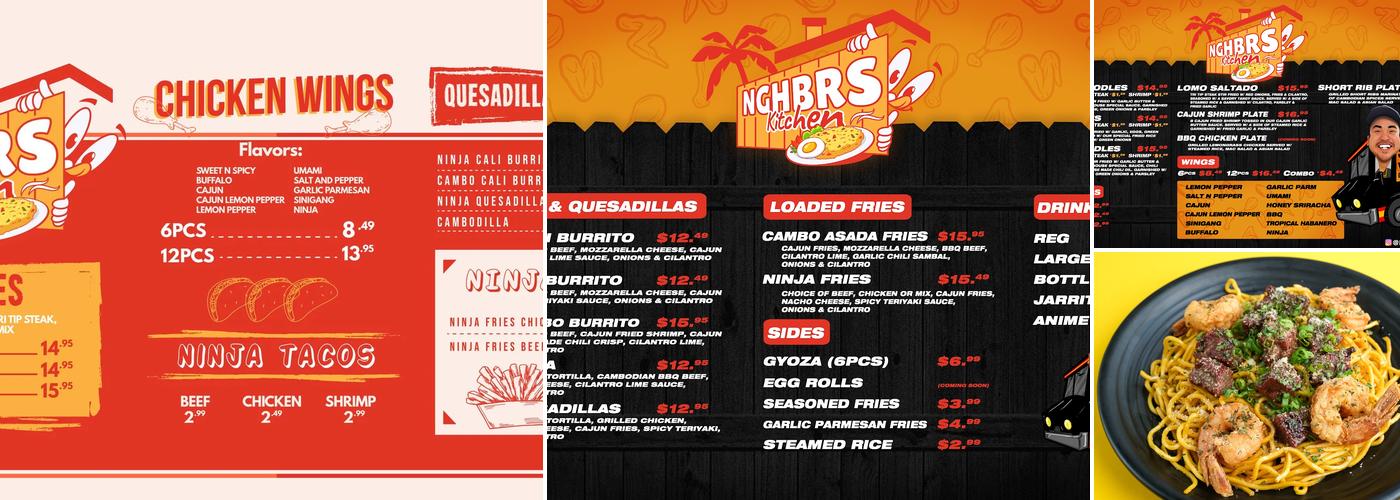 NGHBRS Kitchen Menu