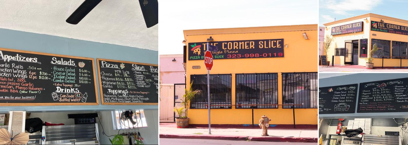 The Corner Slice Menu