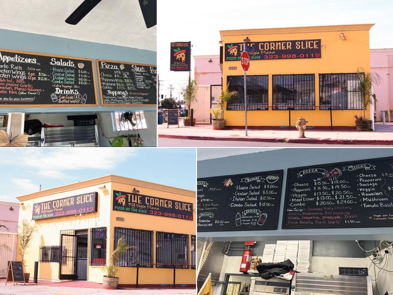 The Corner Slice Menu