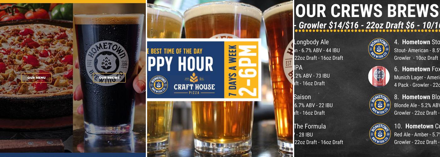 Hometown Brewing Company Menu