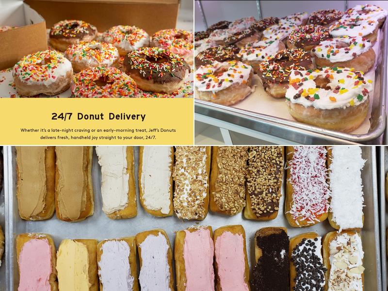 Jeff's Donuts Menu
