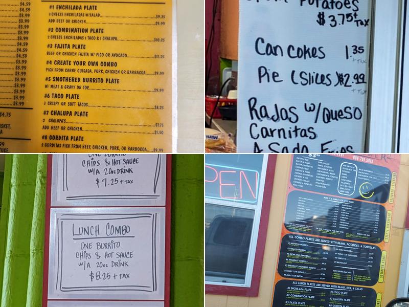 Burrito Tower #1 Menu