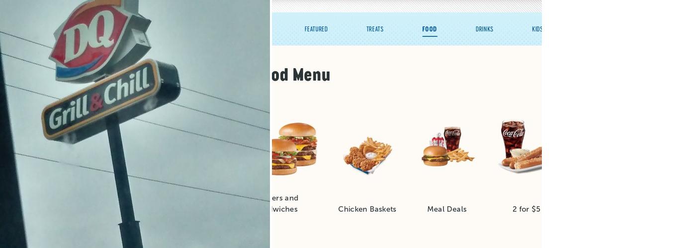 Dairy Queen Grill & Chill Menu