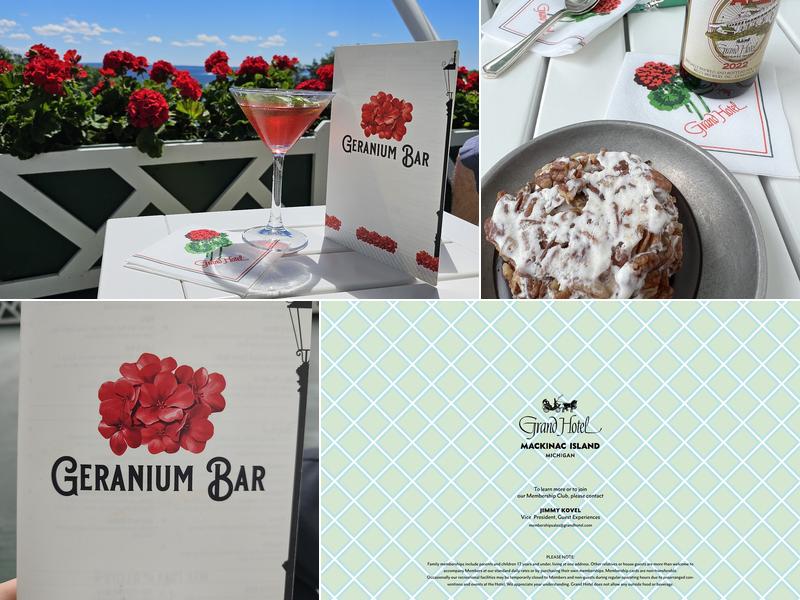 Geranium Bar 7798 W Bluff Rd, Mackinac Island