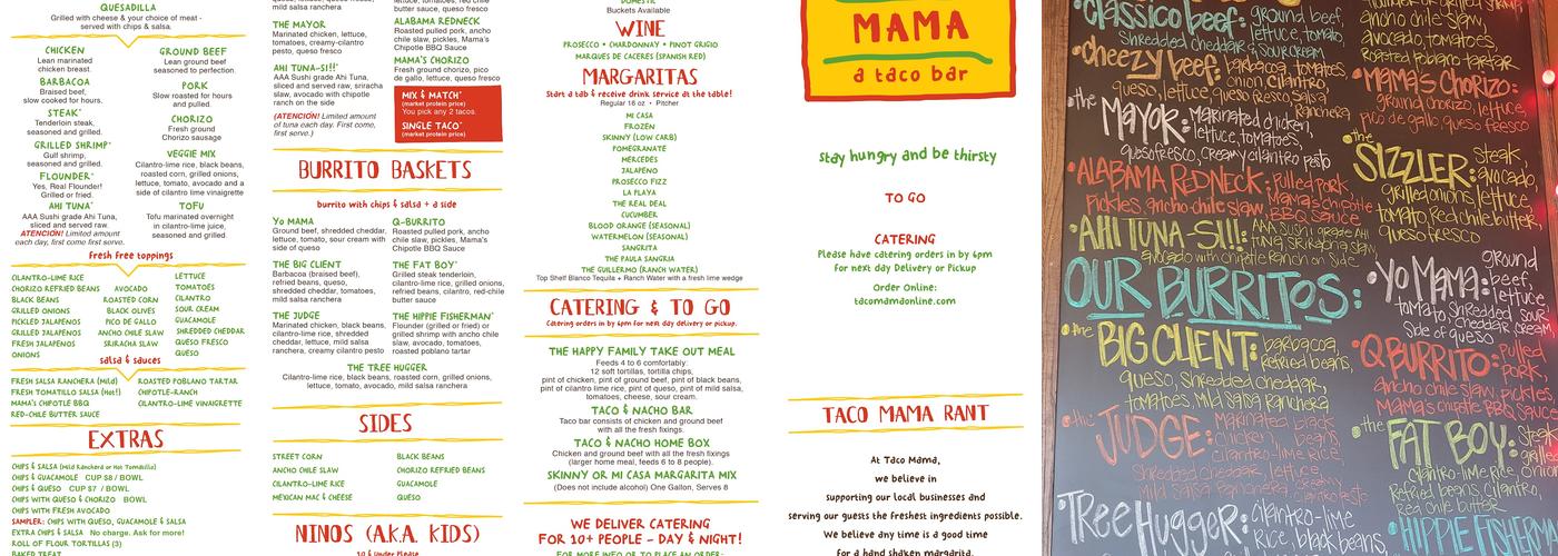 Taco Mama - Town Madison Menu