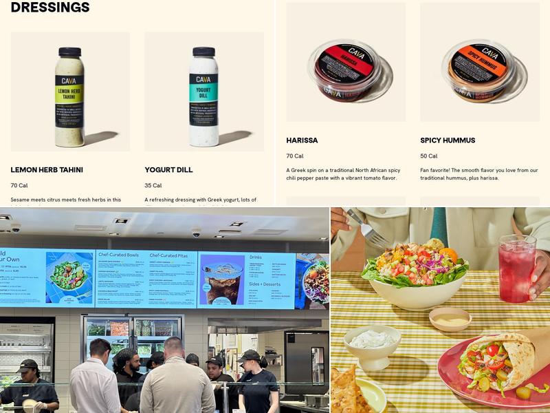 CAVA Menu