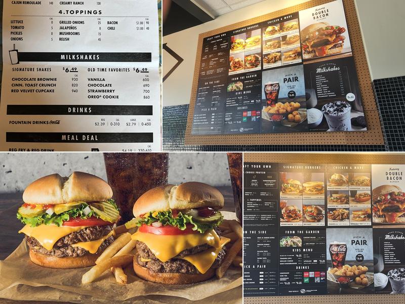 Wayback Burgers Menu