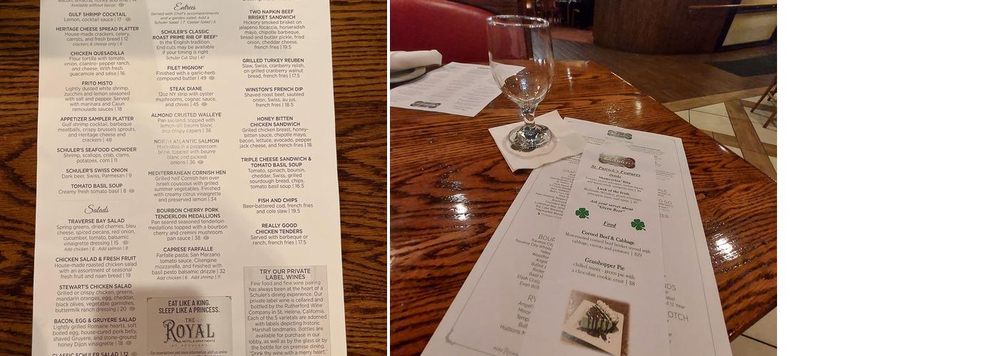 Schuler Associates Inc Menu