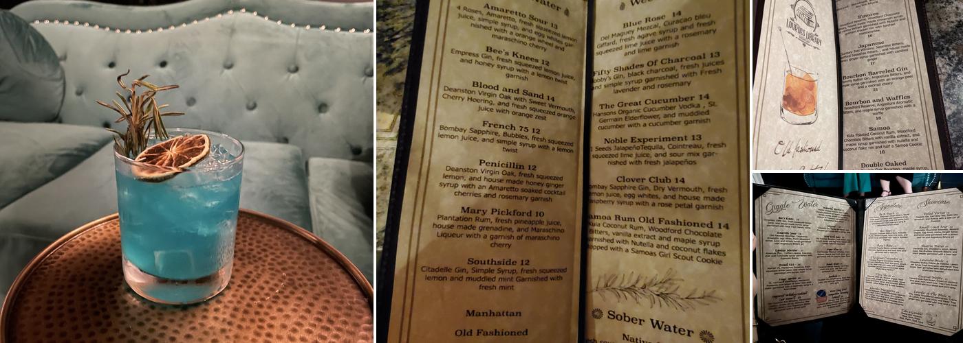 Lourdes Library Menu