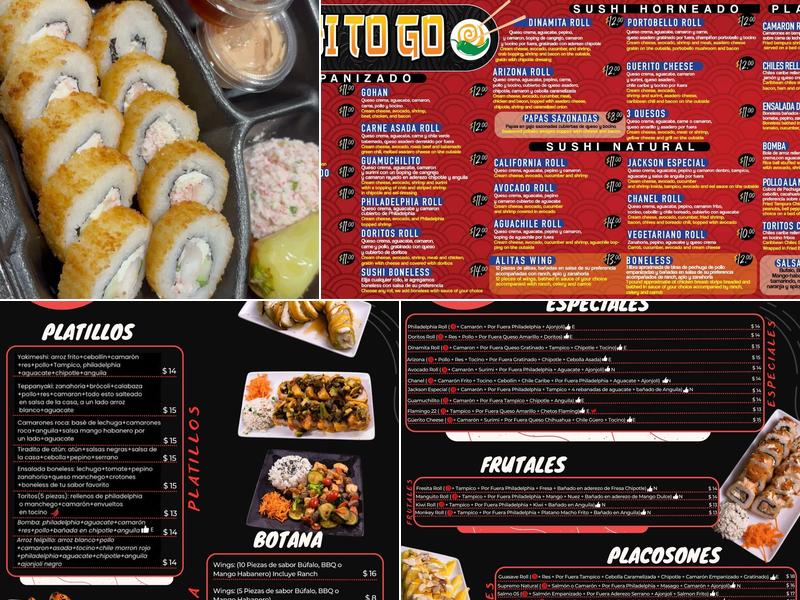Sushi to go Menu