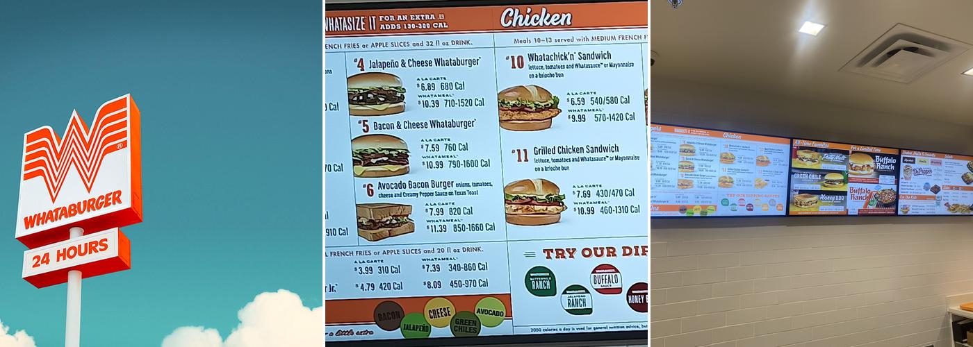 Whataburger Menu