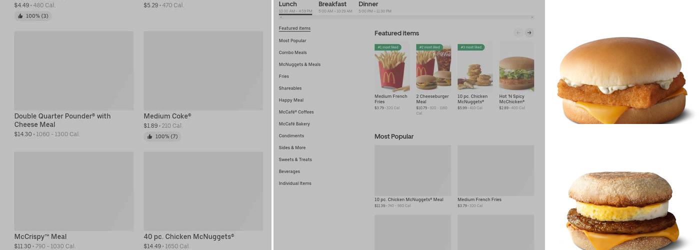 McDonald's Menu