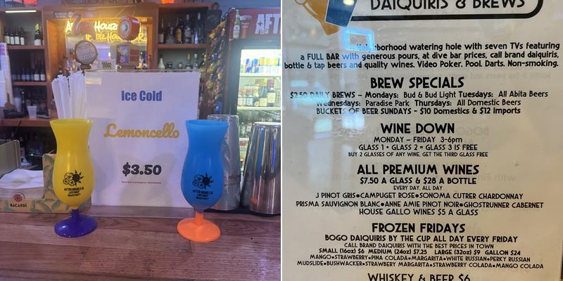 After Hours E.R. Menu