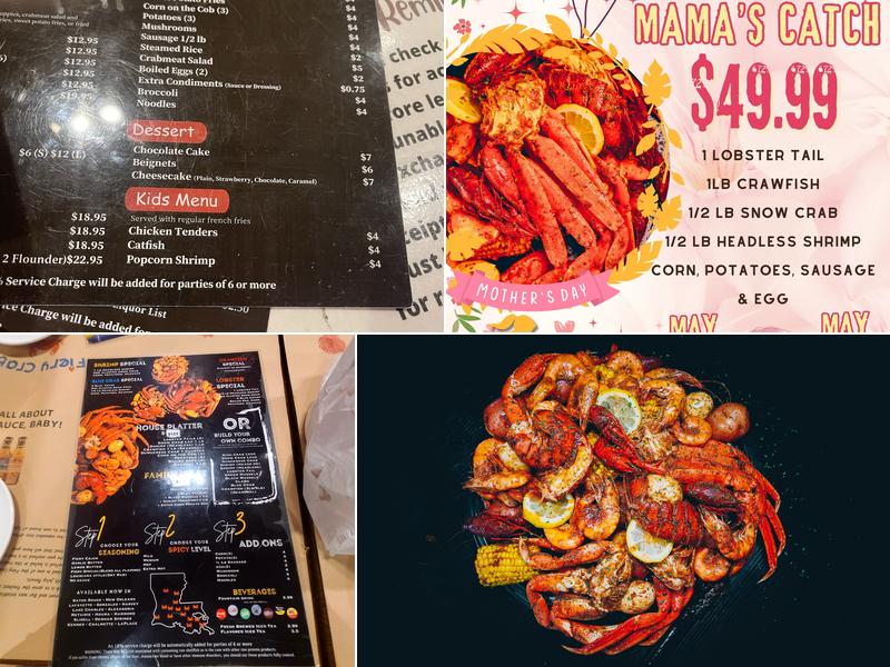 Fiery Crab Seafood Restaurant And Bar Menu