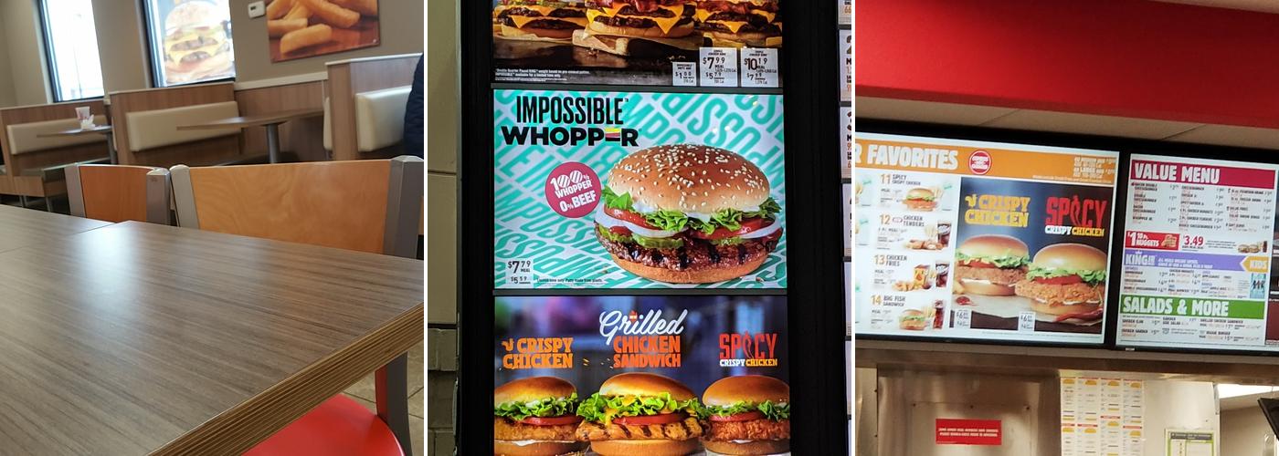 Burger King Menu