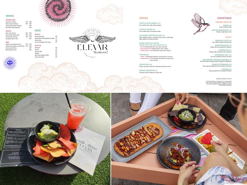 Elevar Wynwood Menu