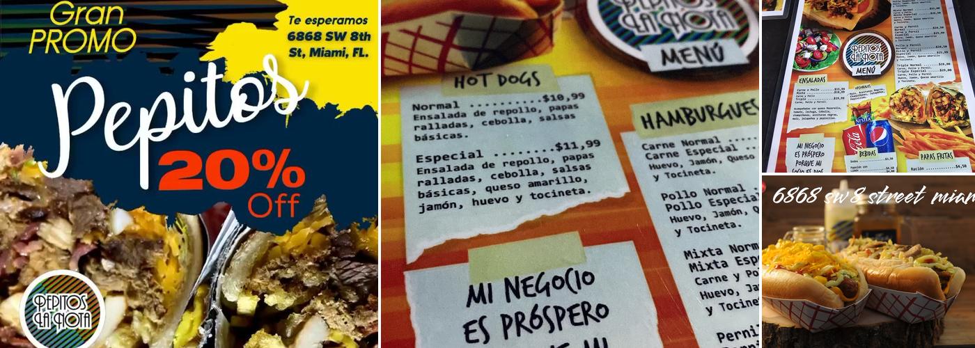 Pepitos la nota_usa Menu