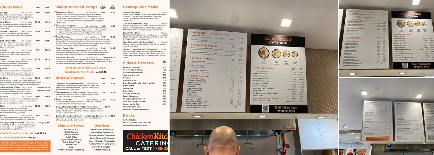 Chicken Kitchen Menu