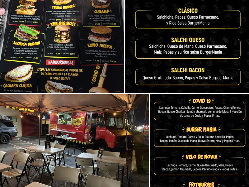BurgerMania Menu
