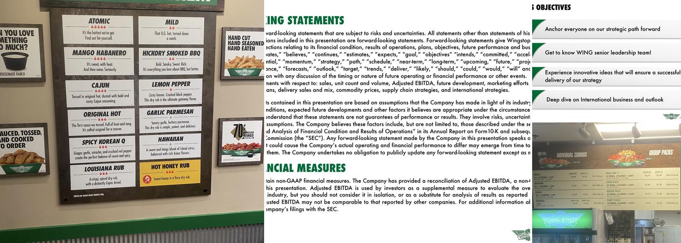 Wingstop Menu