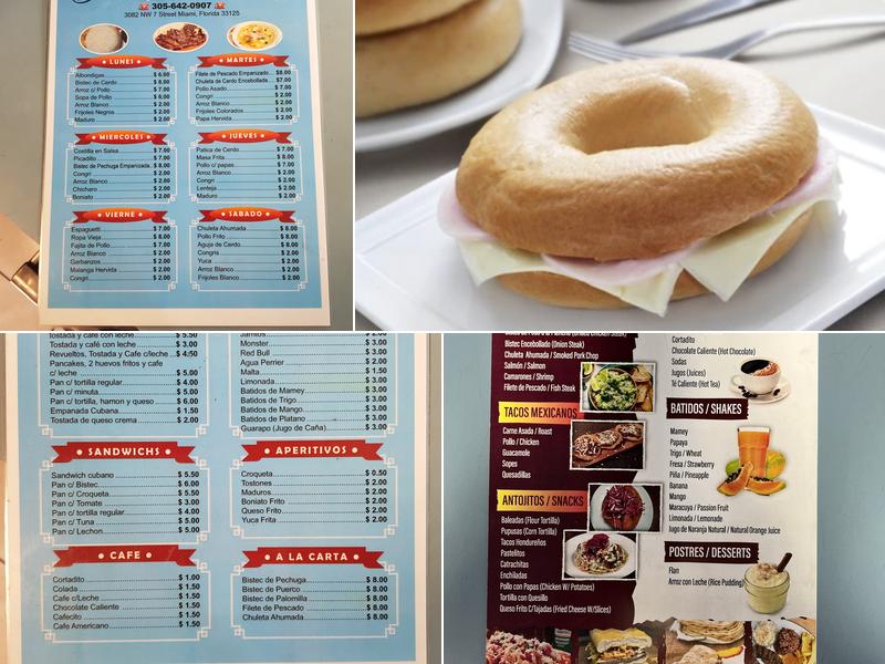 Maria's Cafeteria Inc Menu