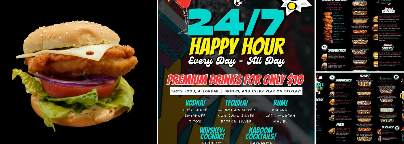 Kaboom Fried Chicken & Pizza Menu