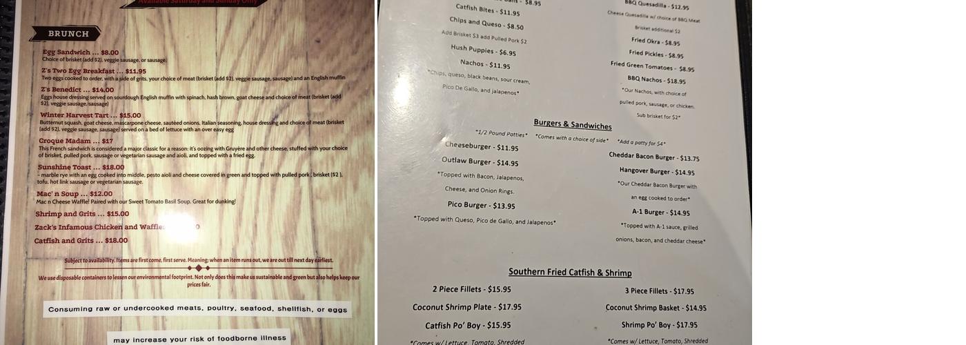 Uncle Mike's BBQ & Grill Menu