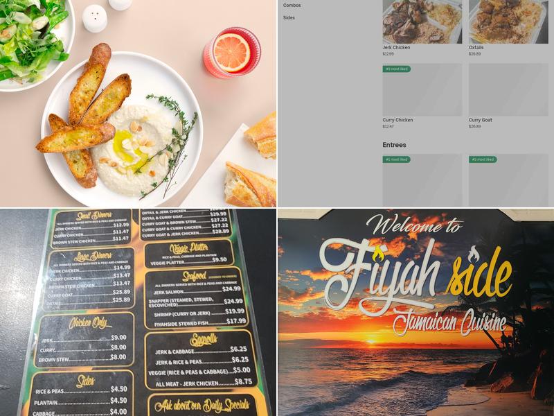 Fiyahside Jamaican Cuisine Menu