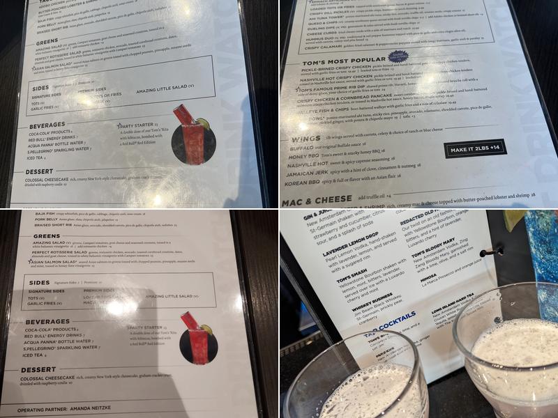 Tom's Watch Bar - Minneapolis Menu