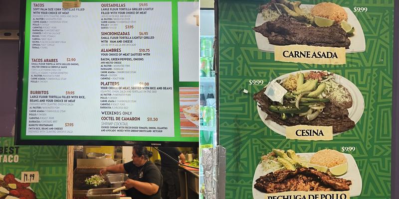 Best Tacos del Sol Menu