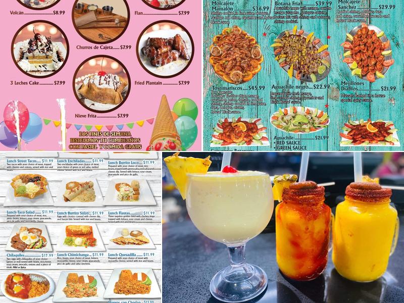 Los Sanchez Menu