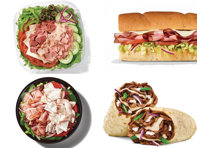 Subway Menu