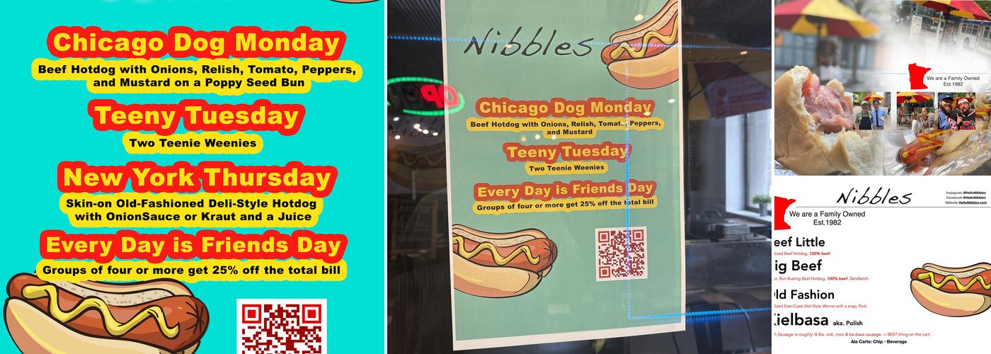Nibbles Menu