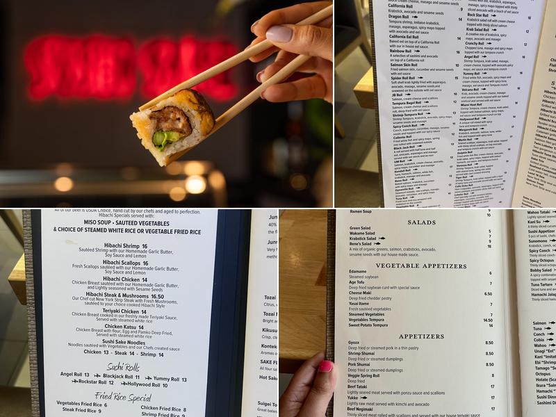 Sushi Sake Miramar Menu