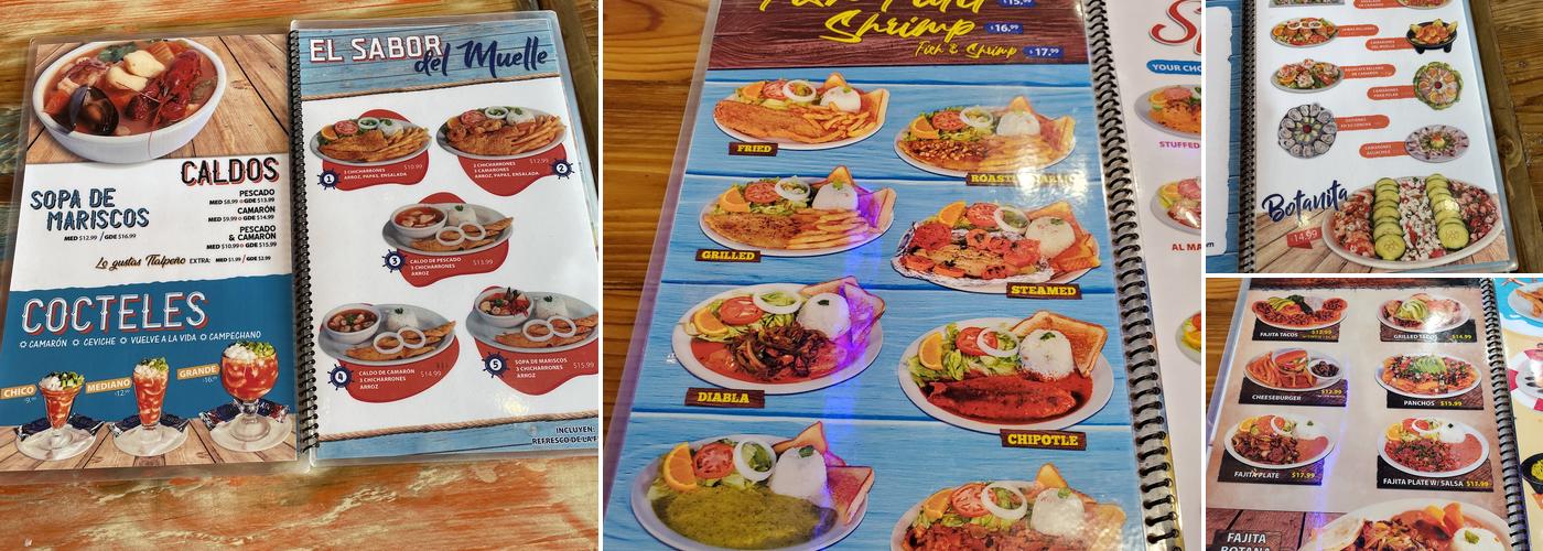 Muelle 37 Menu