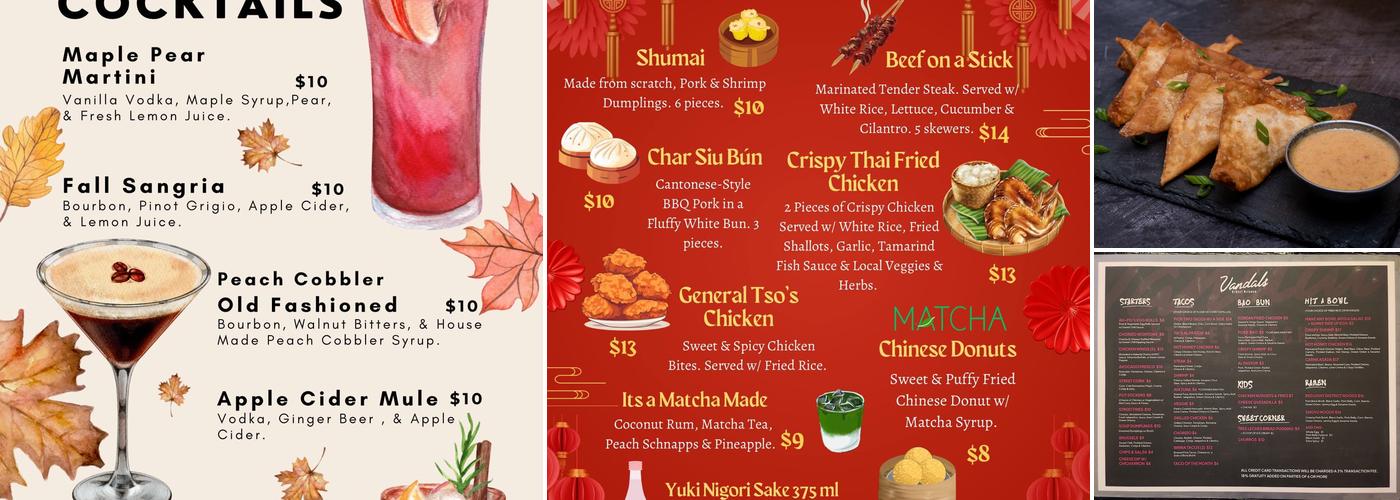 Vandals Street Kitchen Menu