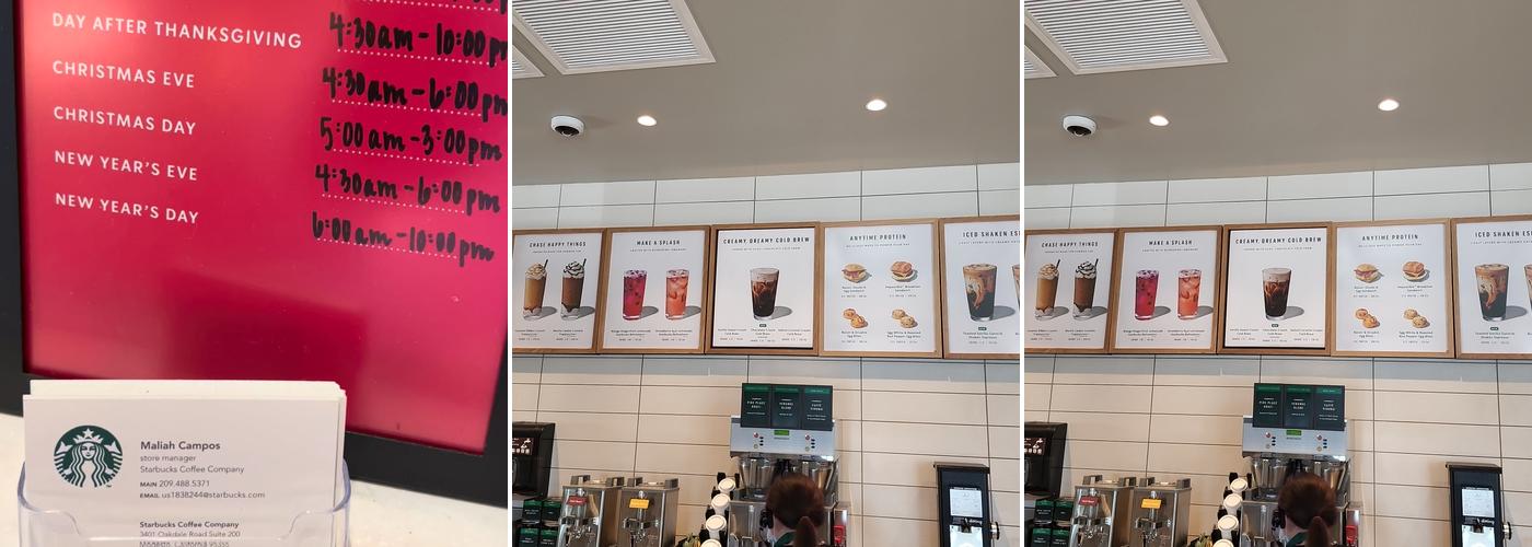 Starbucks Menu
