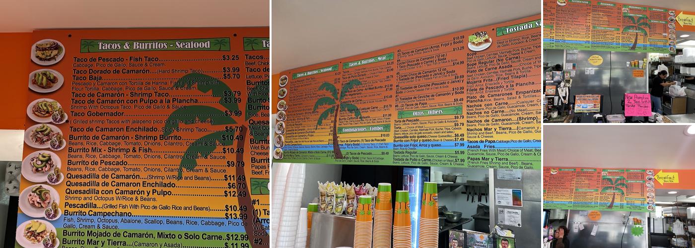 Tacos Ensenada Menu