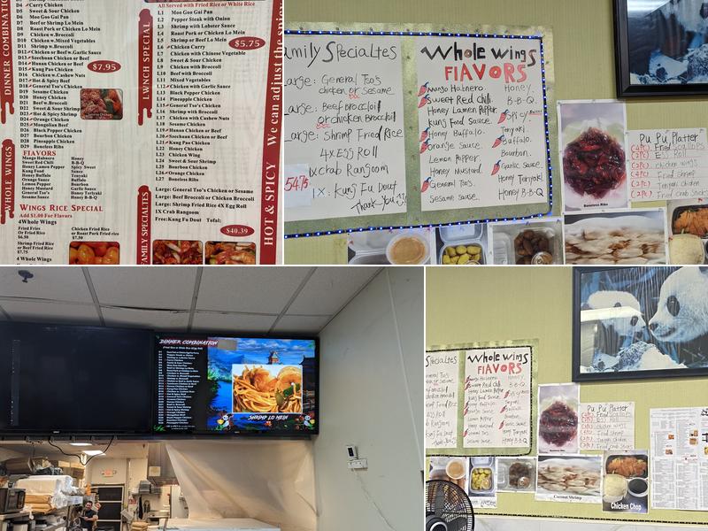 Kung Food Panda Menu