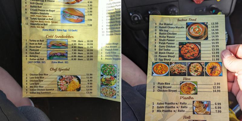 Renee's hot stuff deli Menu
