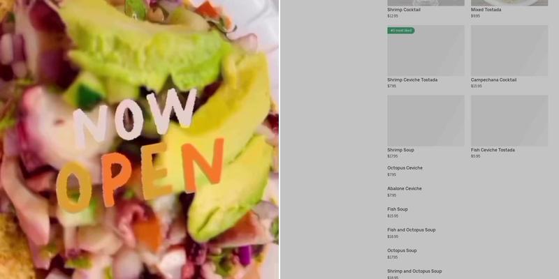 El crazy shrimp Menu