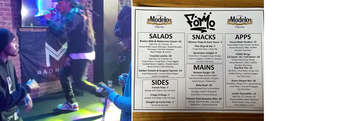 FOMO Menu