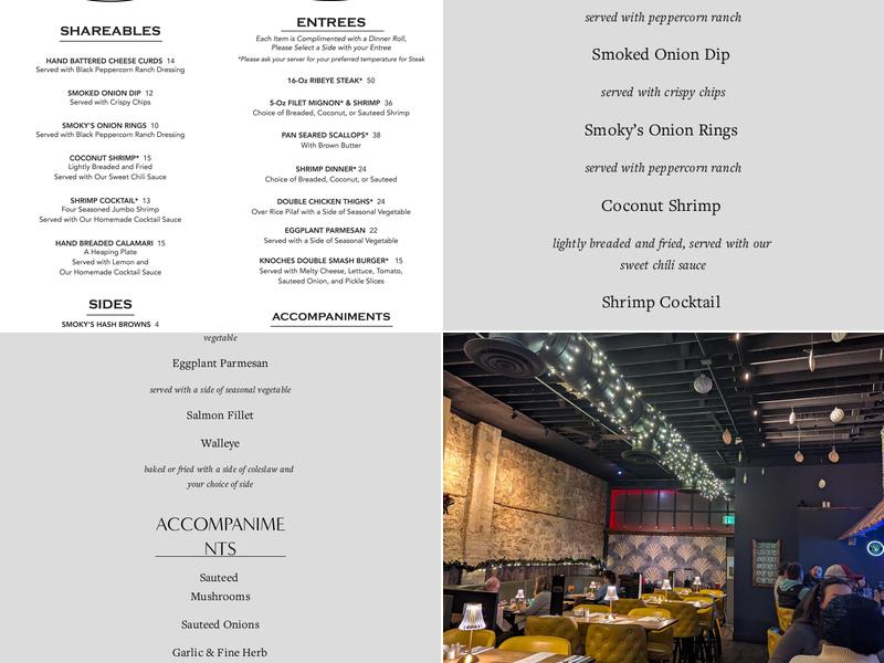 Driftless Social Menu