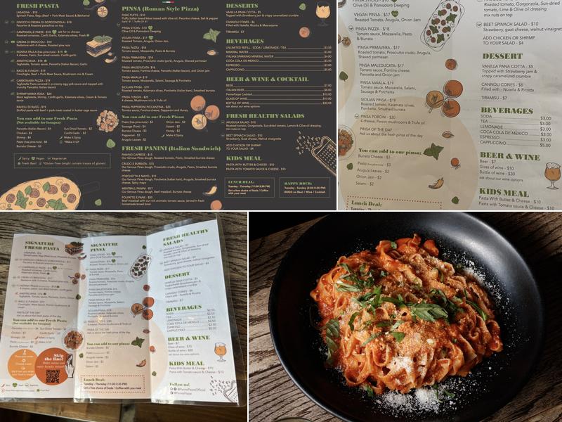 PennePazze Murfreesboro Menu