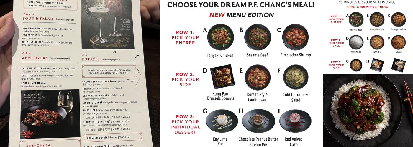 P.F. Chang's Menu