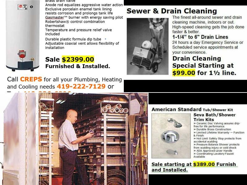 CREPS Plumbing Heating & Air Conditioning LLC