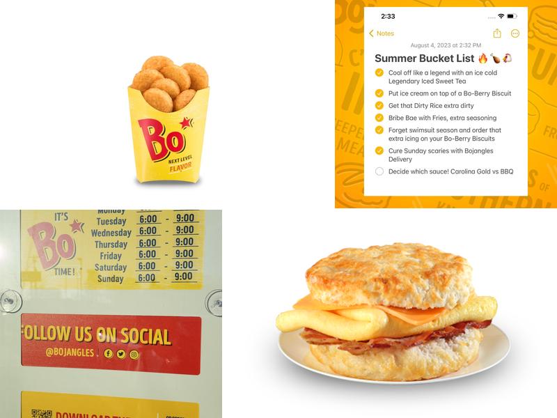 Bojangles Menu
